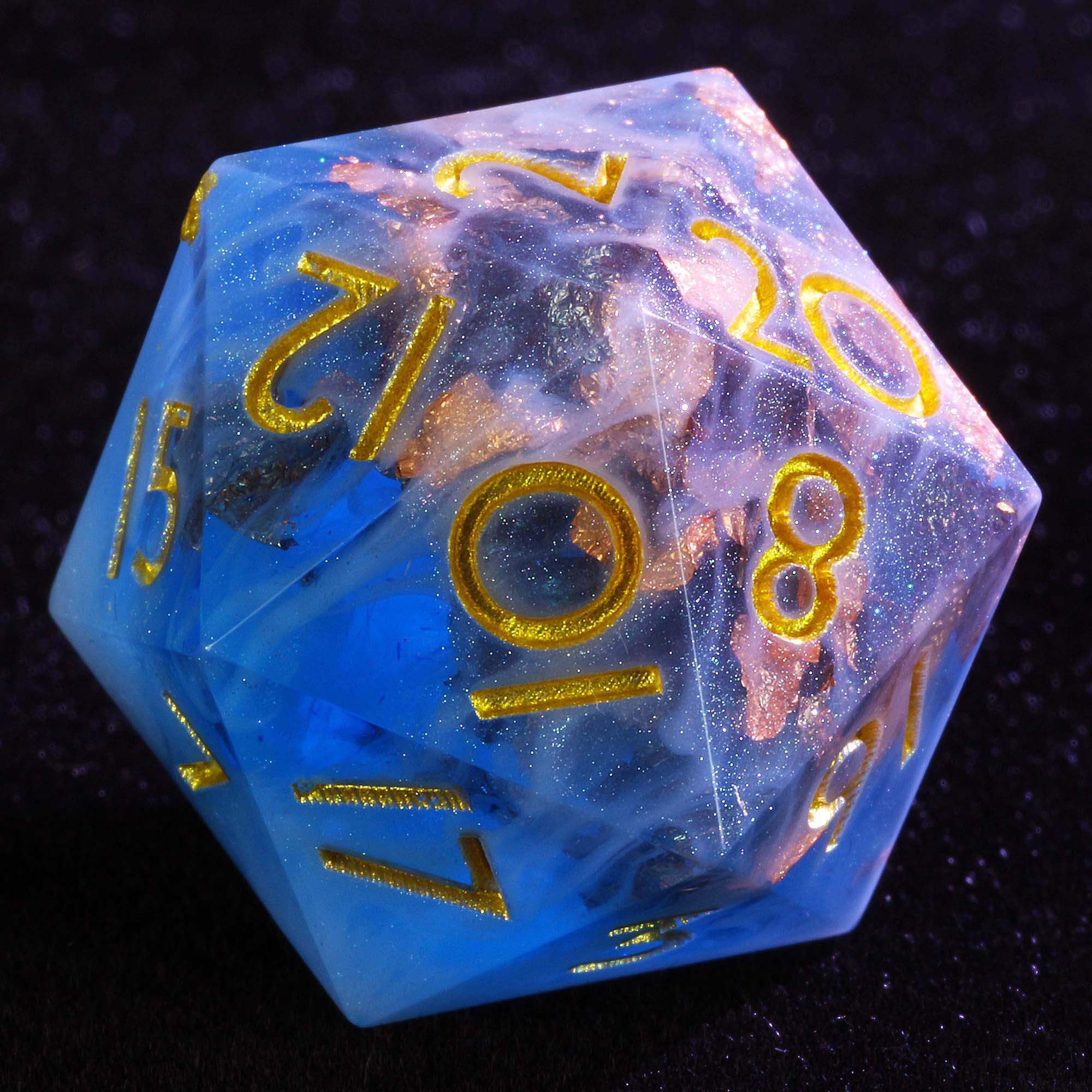 9 Polyhedral D&D Dice Sets Cloud Palace of Sky Dragon - Image 3