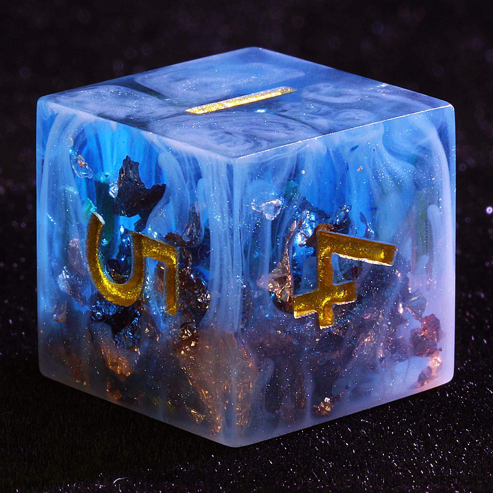 9 Polyhedral D&D Dice Sets Cloud Palace of Sky Dragon - Image 4