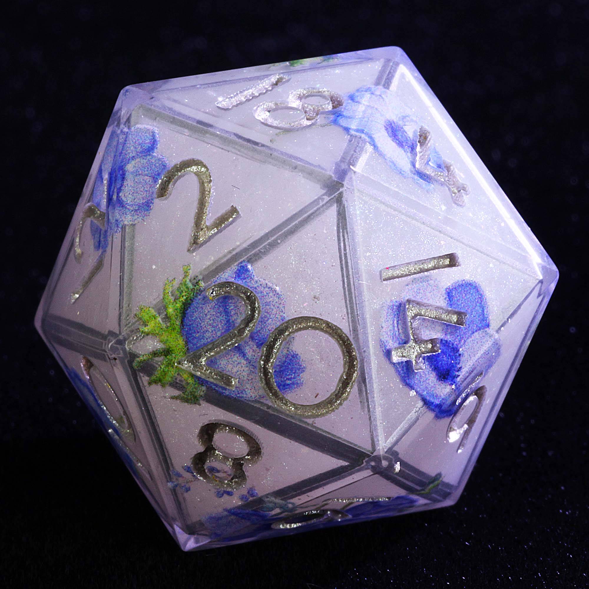 9 Polyhedral DD Sets Dice Moonlight Garden Fairy - Image 2