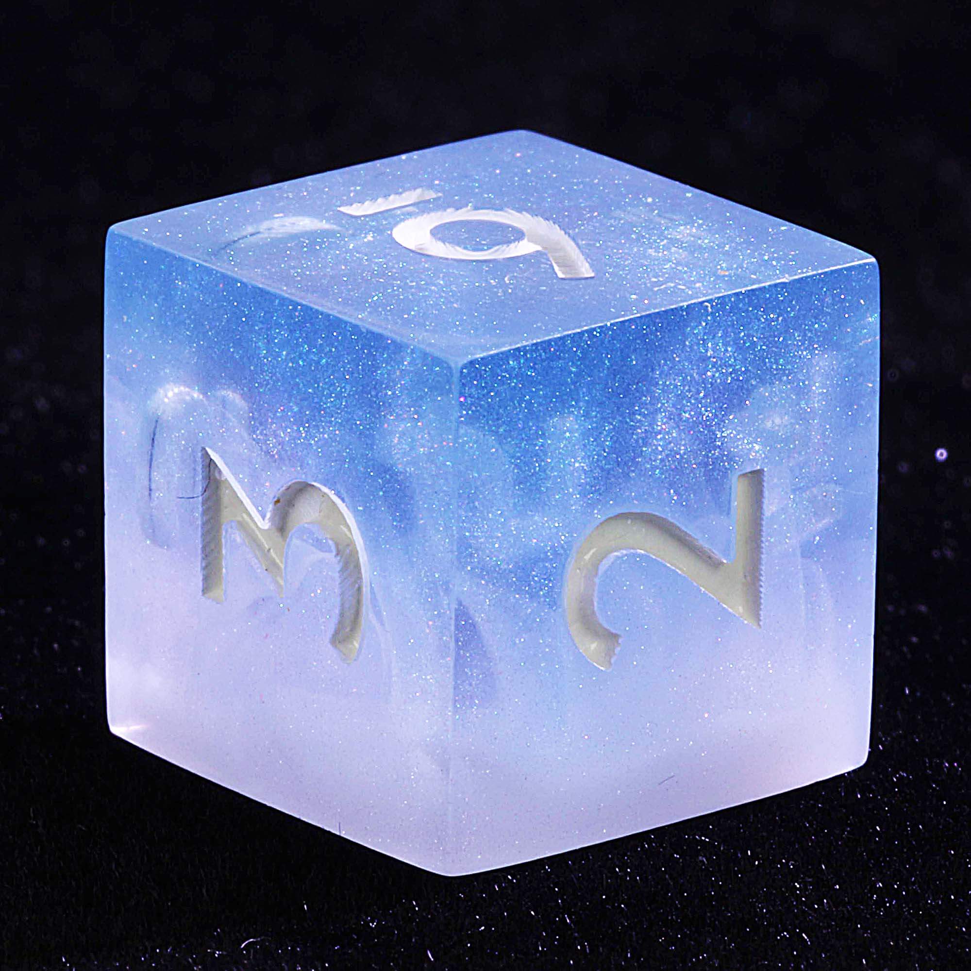 9 Polyhedral Dice Set DnD First Snow of Star Dragonborn - Image 3