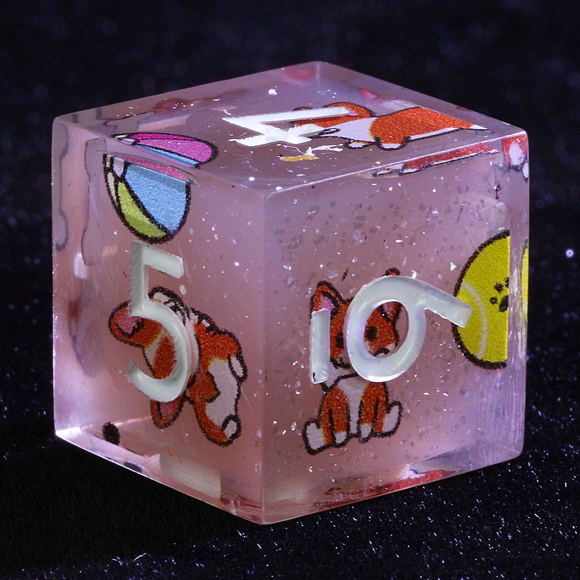 9 Polyhedral Dice Sets DD Corgi Chocolate Adventure - Image 3