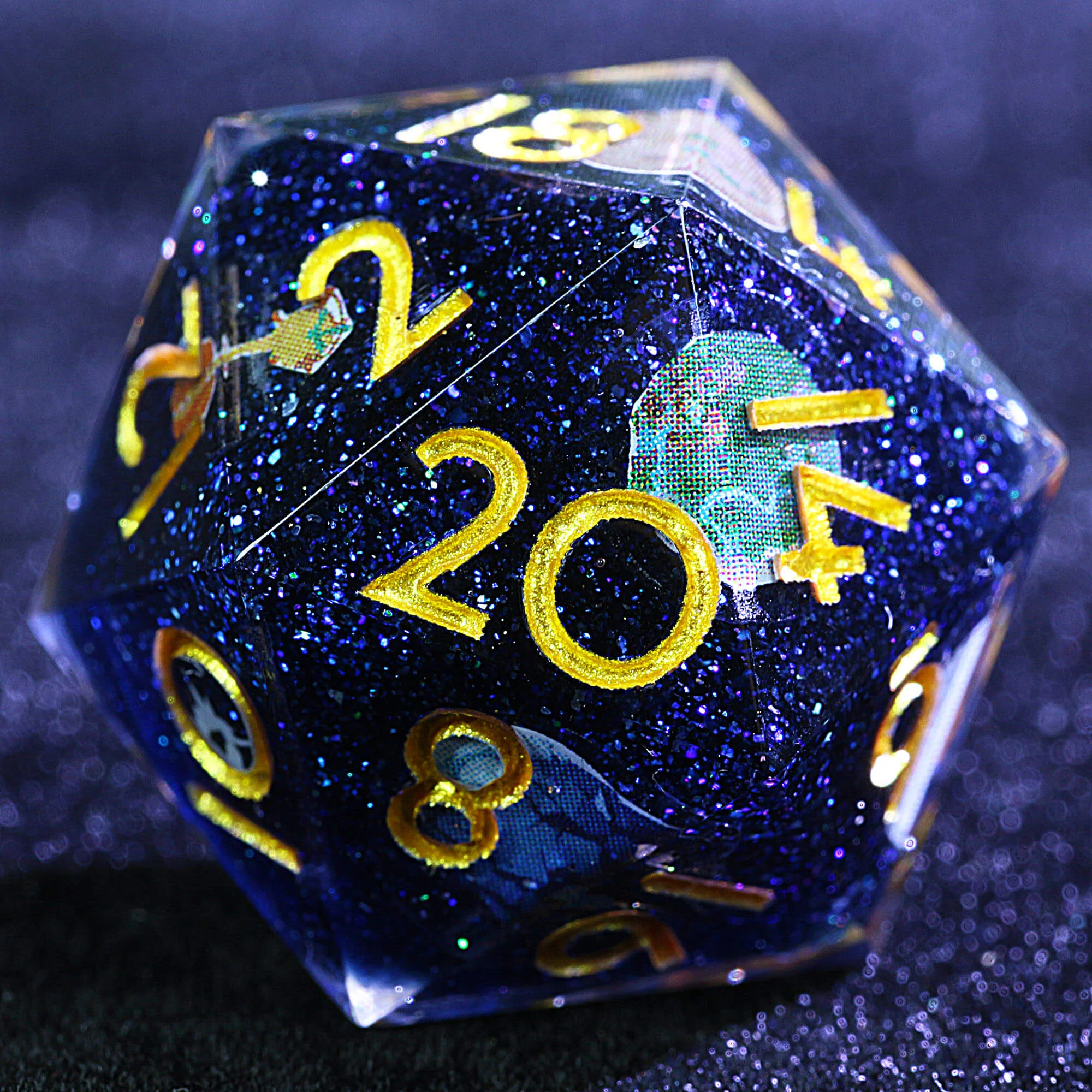 9 Polyhedral Resin D and D Dice Sets Outer Wilds - Image 2