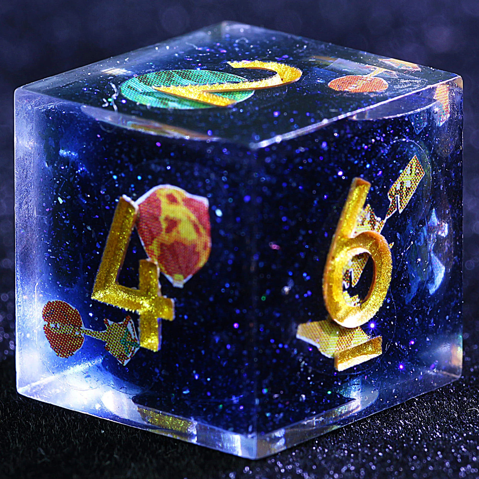 9 Polyhedral Resin D and D Dice Sets Outer Wilds - Image 3