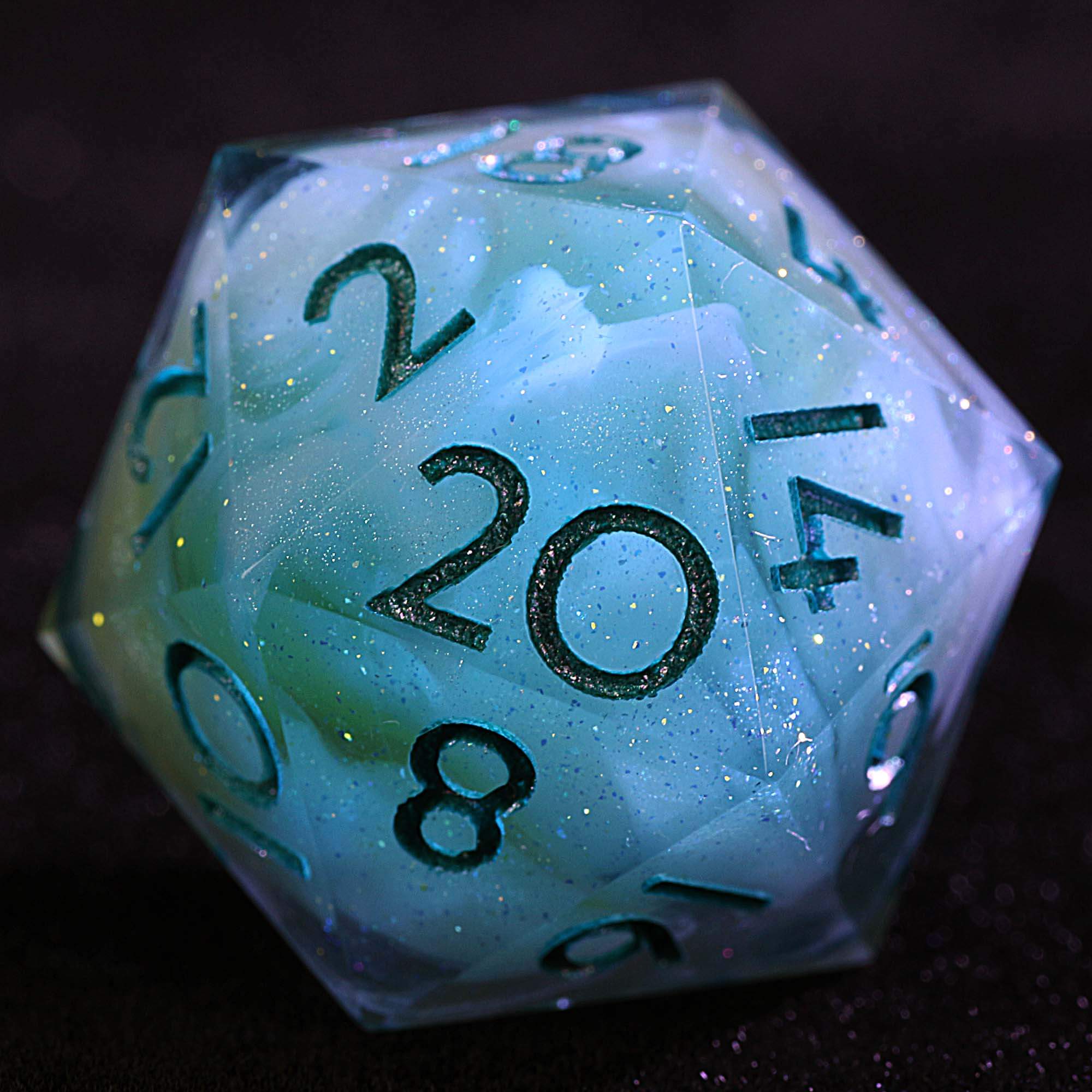 9 Polyhedral Resin Set D and D Dice Pillars of Creation - Image 2