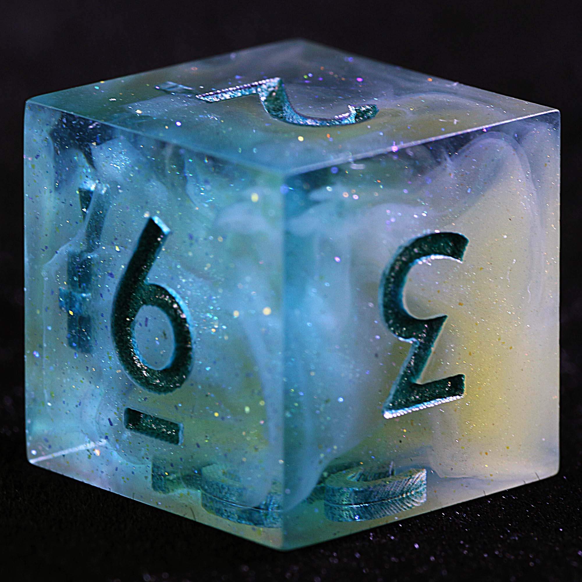 9 Polyhedral Resin Set D and D Dice Pillars of Creation - Image 3