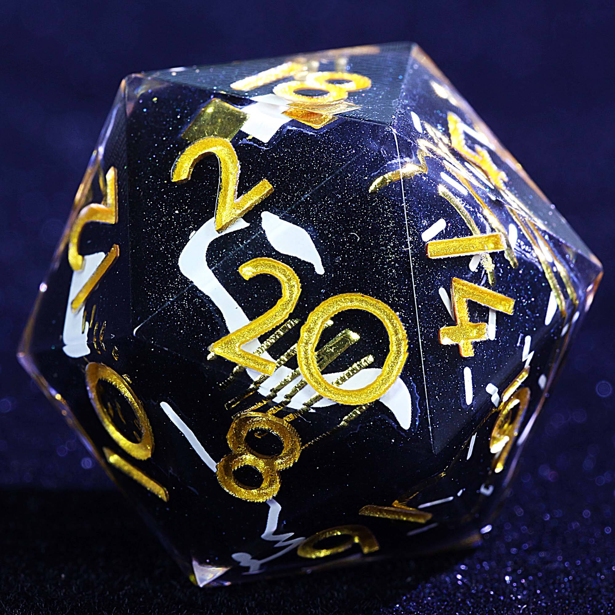 9 Polyhedral Resin Sets D&D Dice Void Glyph Mirage - Image 2