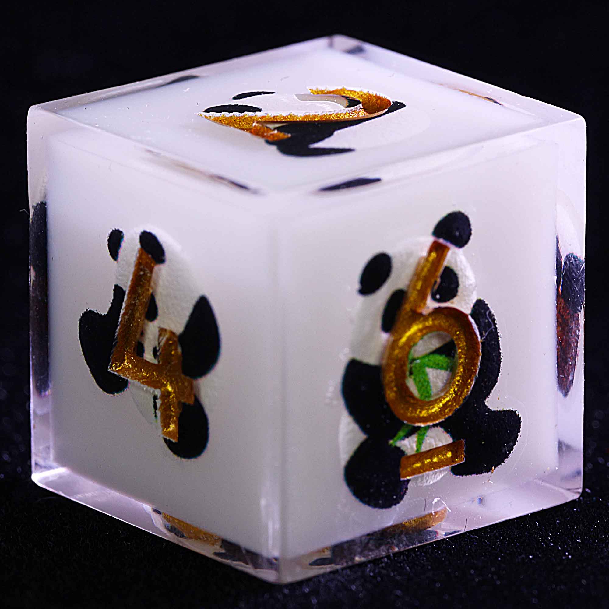 9 Polyhedral Resin Sets of D&D Dice Cute Panda - Image 3