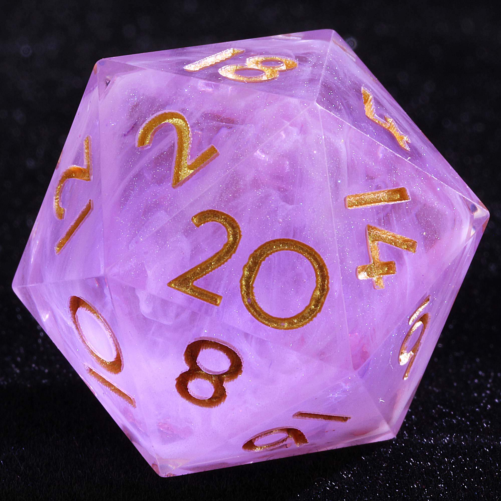 9 Polyhedral Set D and D Dice Mystic Veil - Image 2