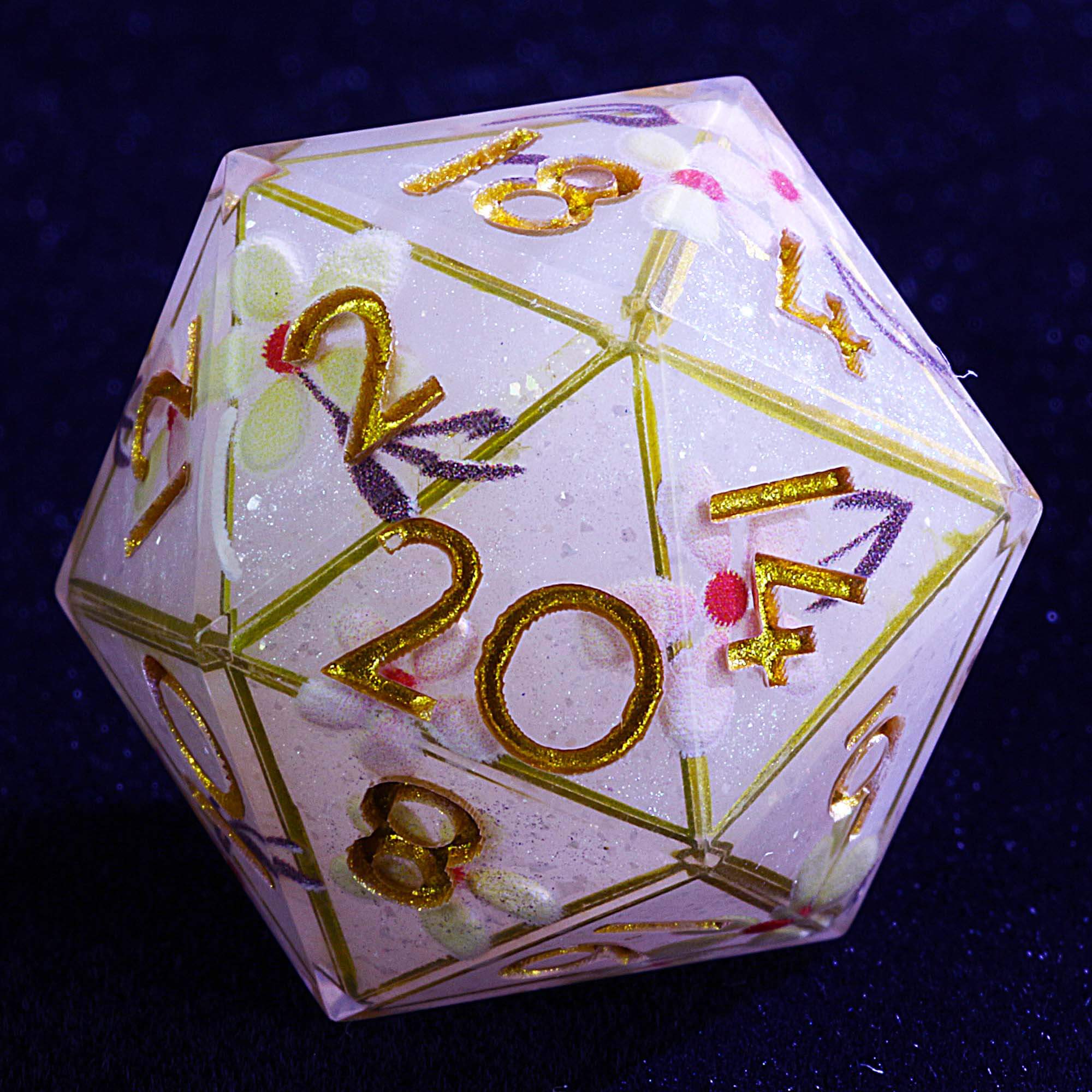 9 Polyhedral Sets Dice DD Victorian Secret Garden - Image 2
