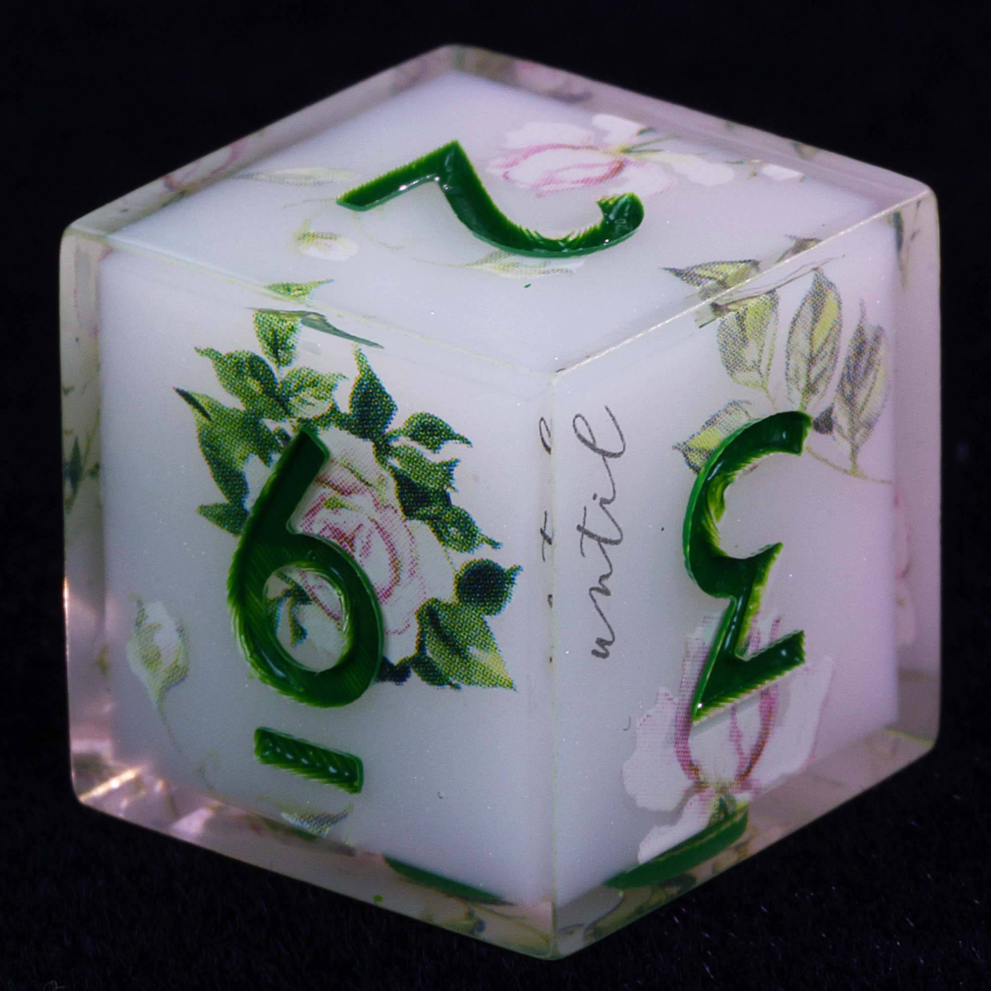9 Polyhedral Sets of D and D Dice Floral Whisper - Image 3