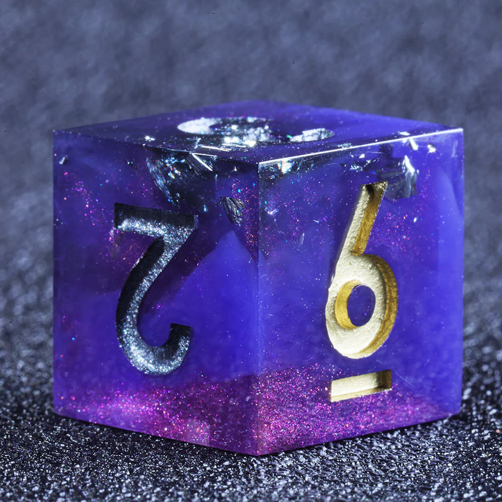 Arcane Missiles Resin Polyhedral Gaming Dice Set D&D - Image 7
