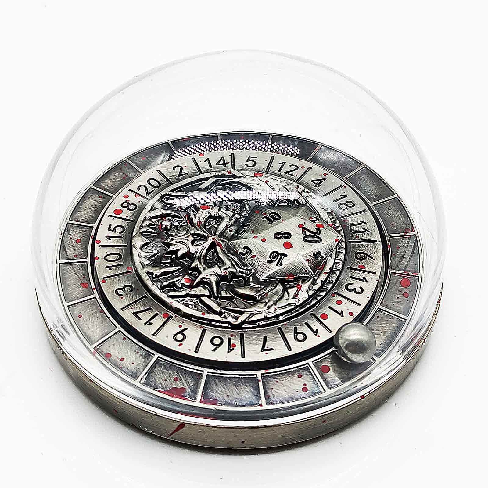 Ball Bearing Metal DnD Roulette Wheel Dice D20 - Image 15