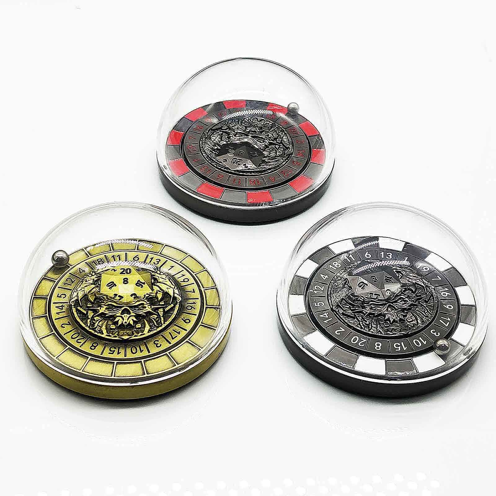 Ball Bearing Metal DnD Roulette Wheel Dice D20 - Image 8
