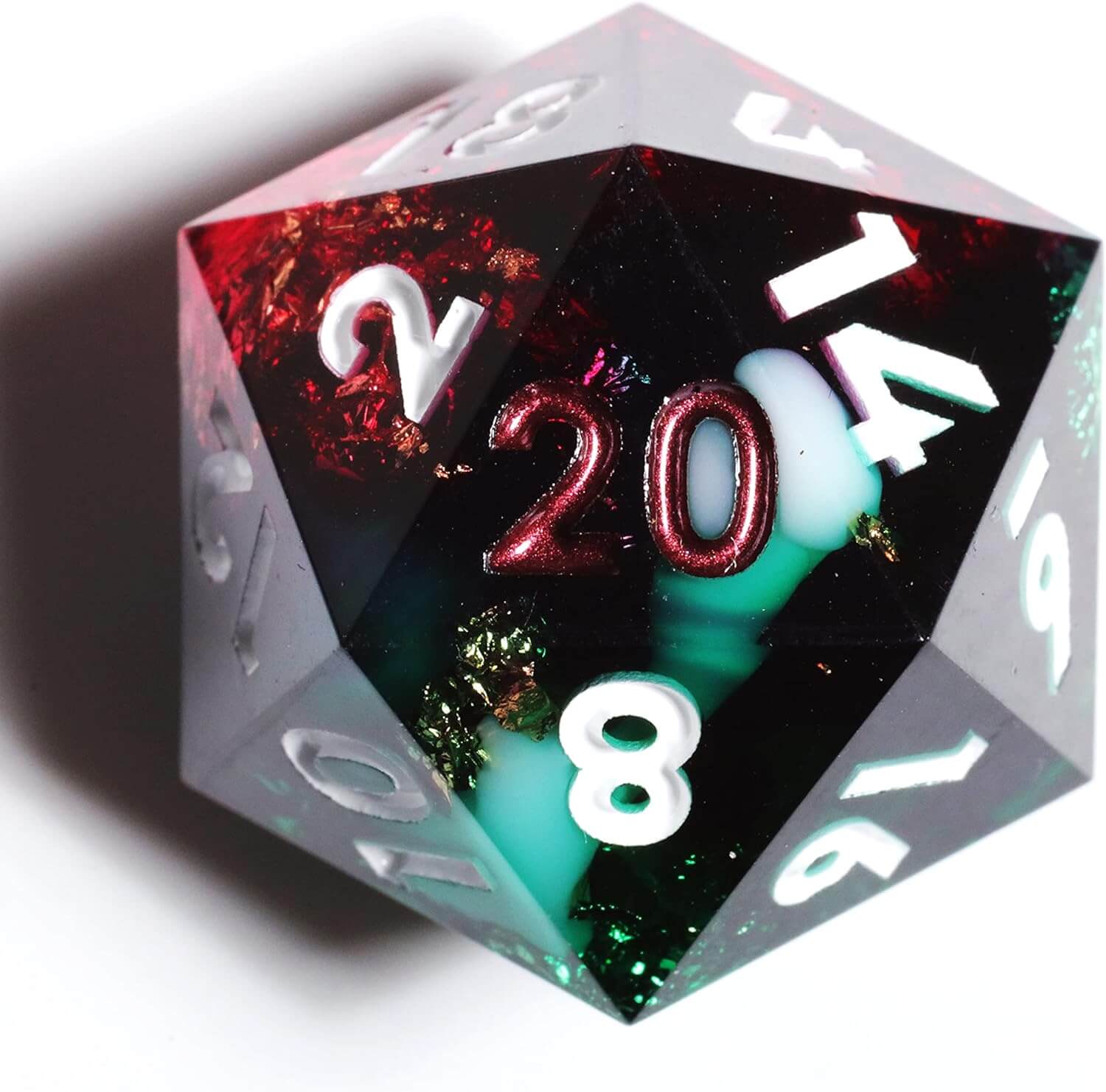 Cool 7 Sharp Edge Game Polyhedral Set Dice D and D - Abyss - Image 2