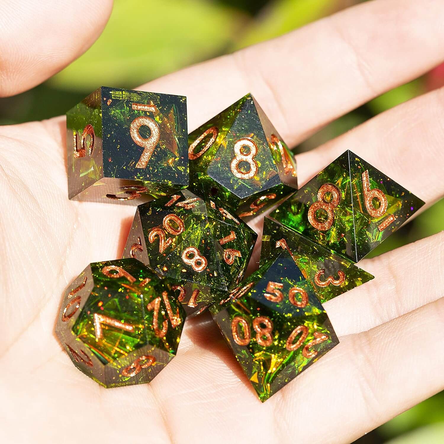 D&D 7-Piece Polyhedral Resin Dice Set - Image 3