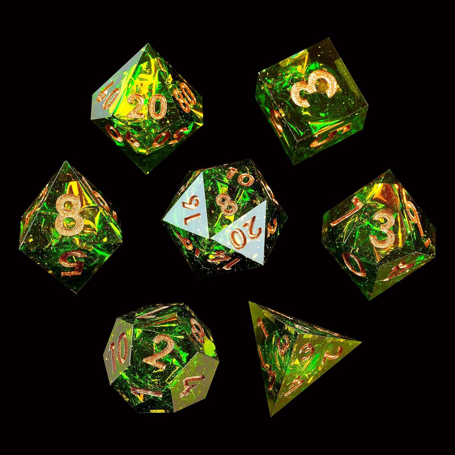D&D 7-Piece Polyhedral Resin Dice Set - Image 6