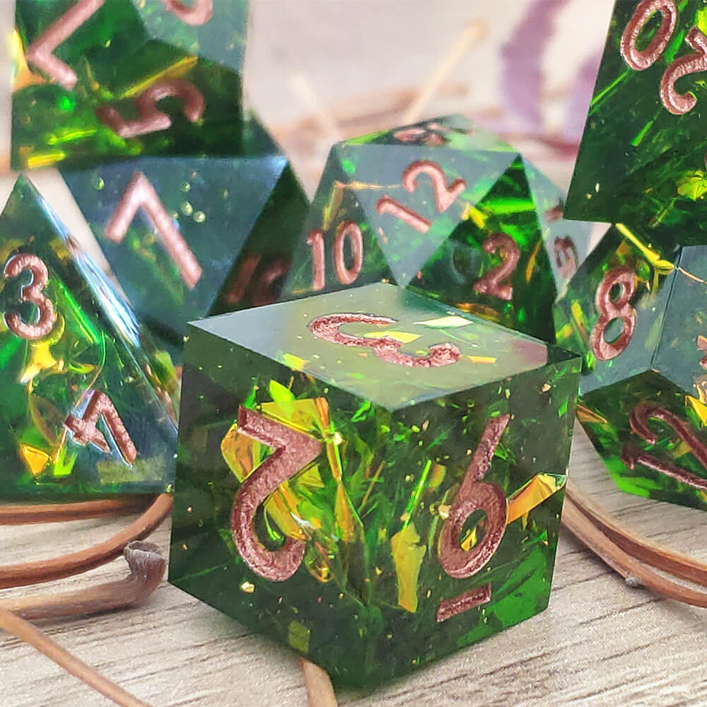 D&D 7-Piece Polyhedral Resin Dice Set - Image 8