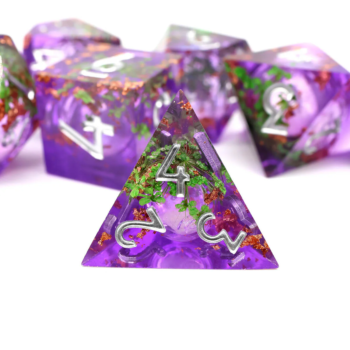 DND Dice Set Liquid Core 7-Piece Sharp Edge - Image 3