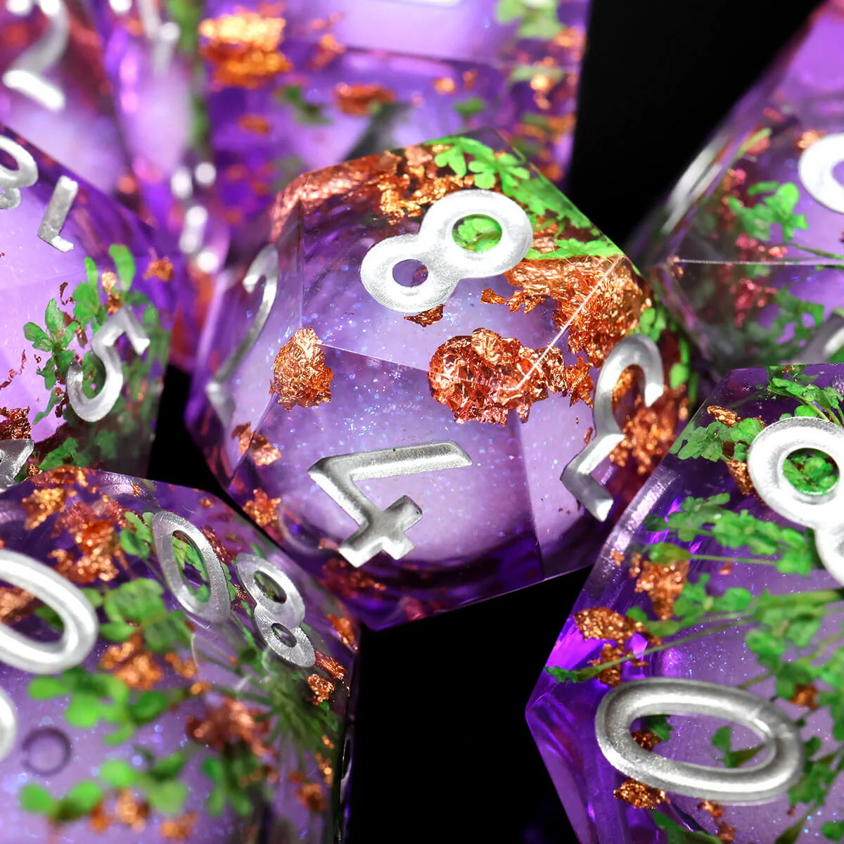 DND Dice Set Liquid Core 7-Piece Sharp Edge - Image 8