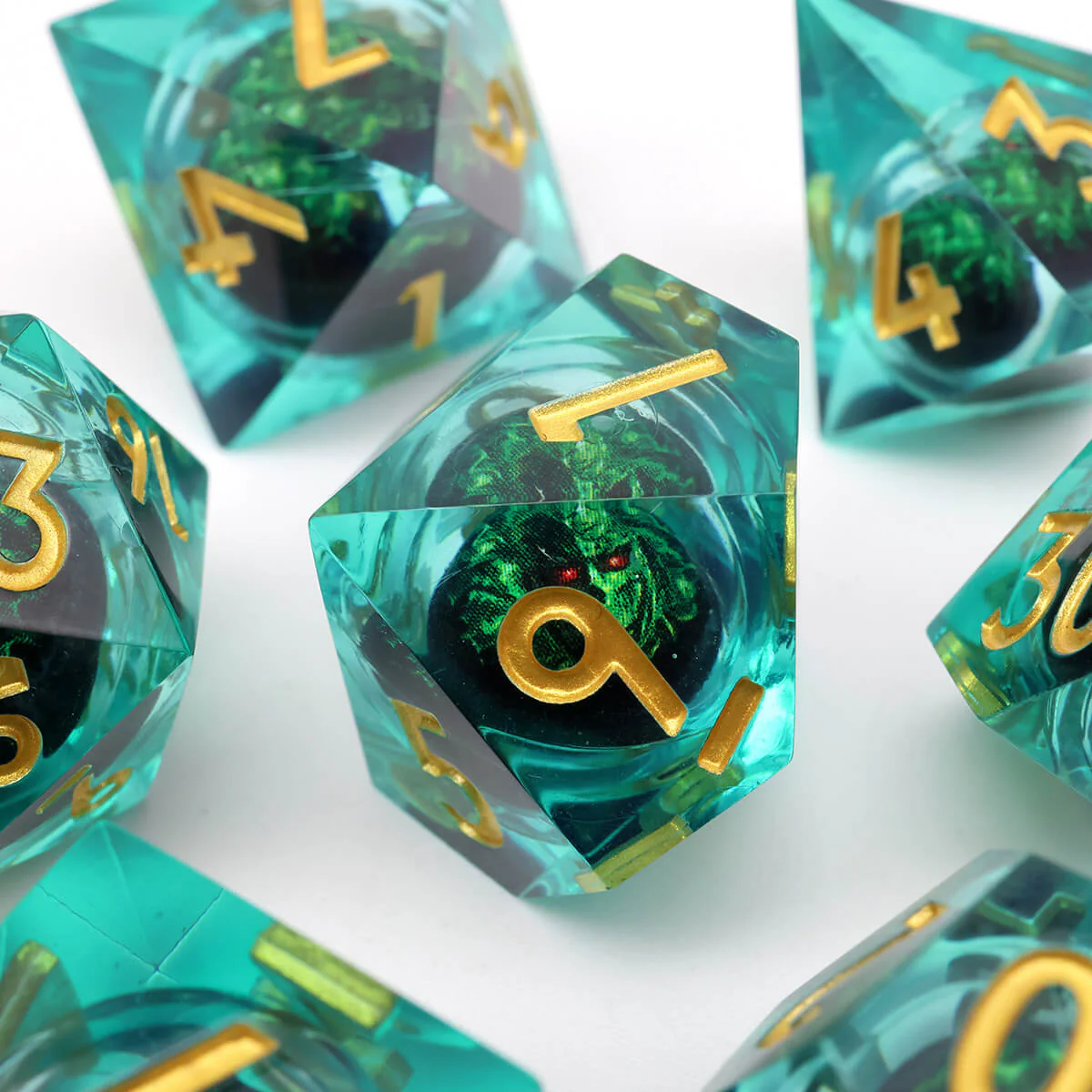 Dragon Eye DND 7-Piece Sharp Edge Dice Set - Image 7