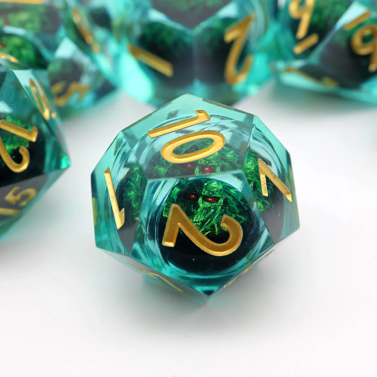 Dragon Eye DND 7-Piece Sharp Edge Dice Set - Image 8