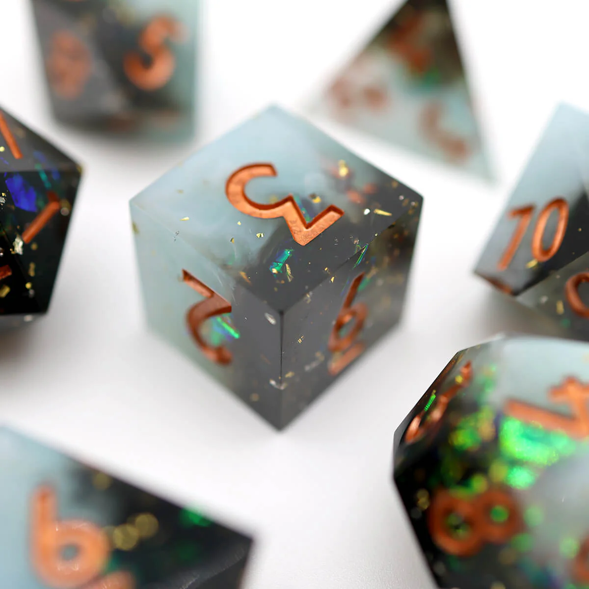 Dust of Mysteries 7-Piece Sharp Edge Dice Set for DND - Image 10