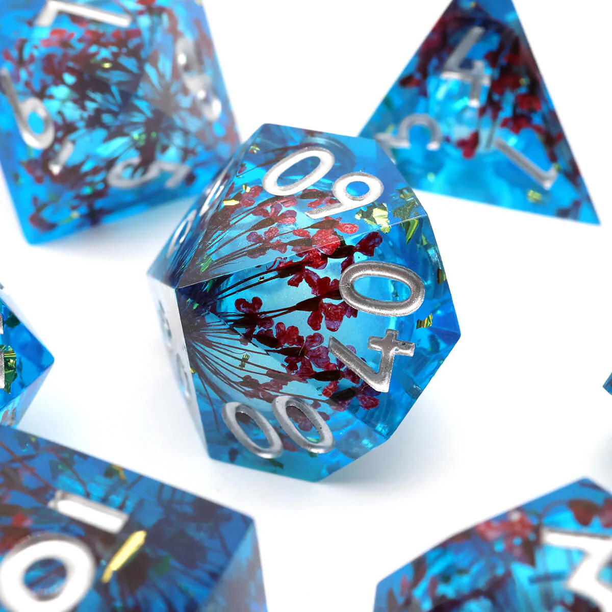 Liquid Core 7-Piece DND Dice Set Sharp Edge - Image 12