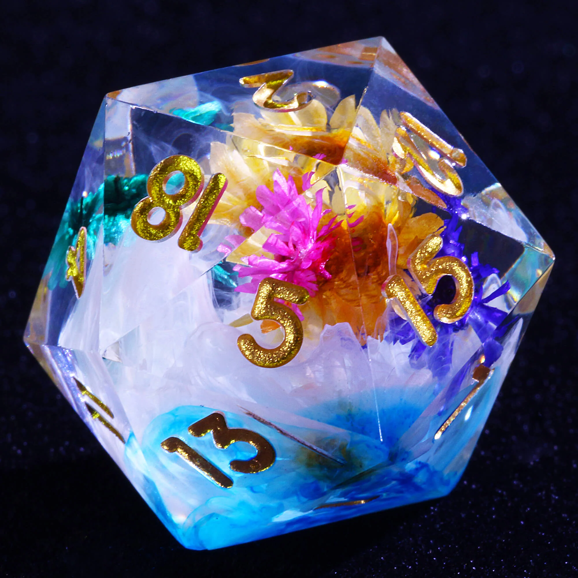 Polyhedral Cool Flower Dice Sets DD - Image 10
