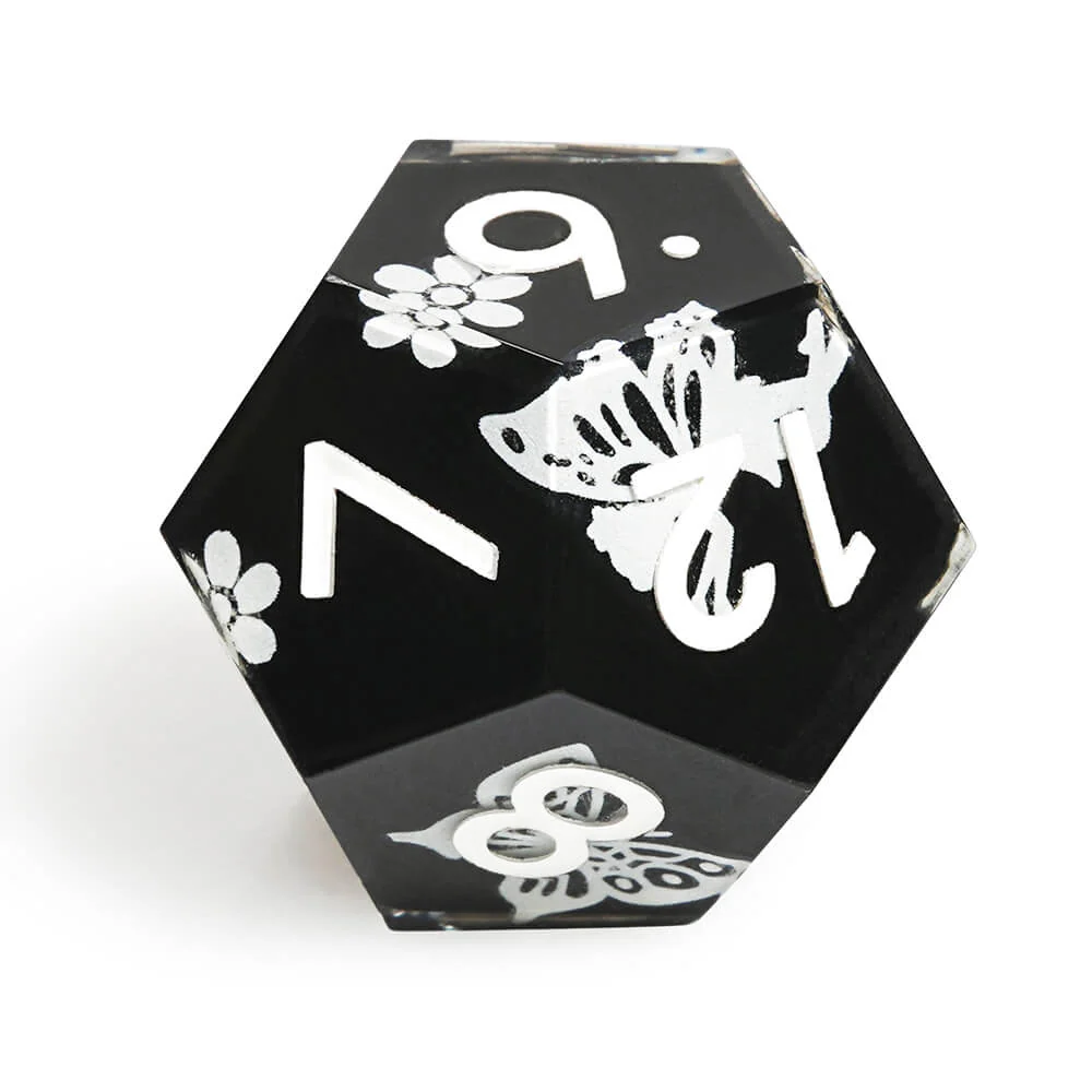 Polyhedral RGP Cool DnD Dice Sets - Luminous Butterfly - Image 7