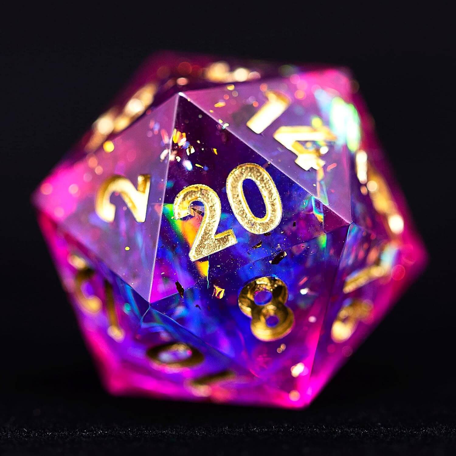 RPG Cool 7 Polyhedral Sharp Edge Dice Sets D&D - Demon Summoner - Image 4