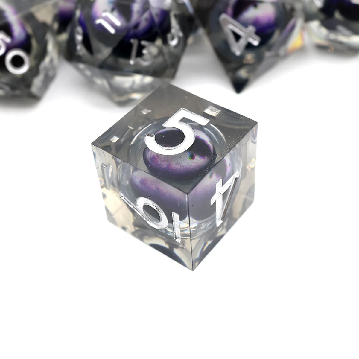 Sharp Edge 7-Piece Dragon Eye DND Dice Set - Image 6