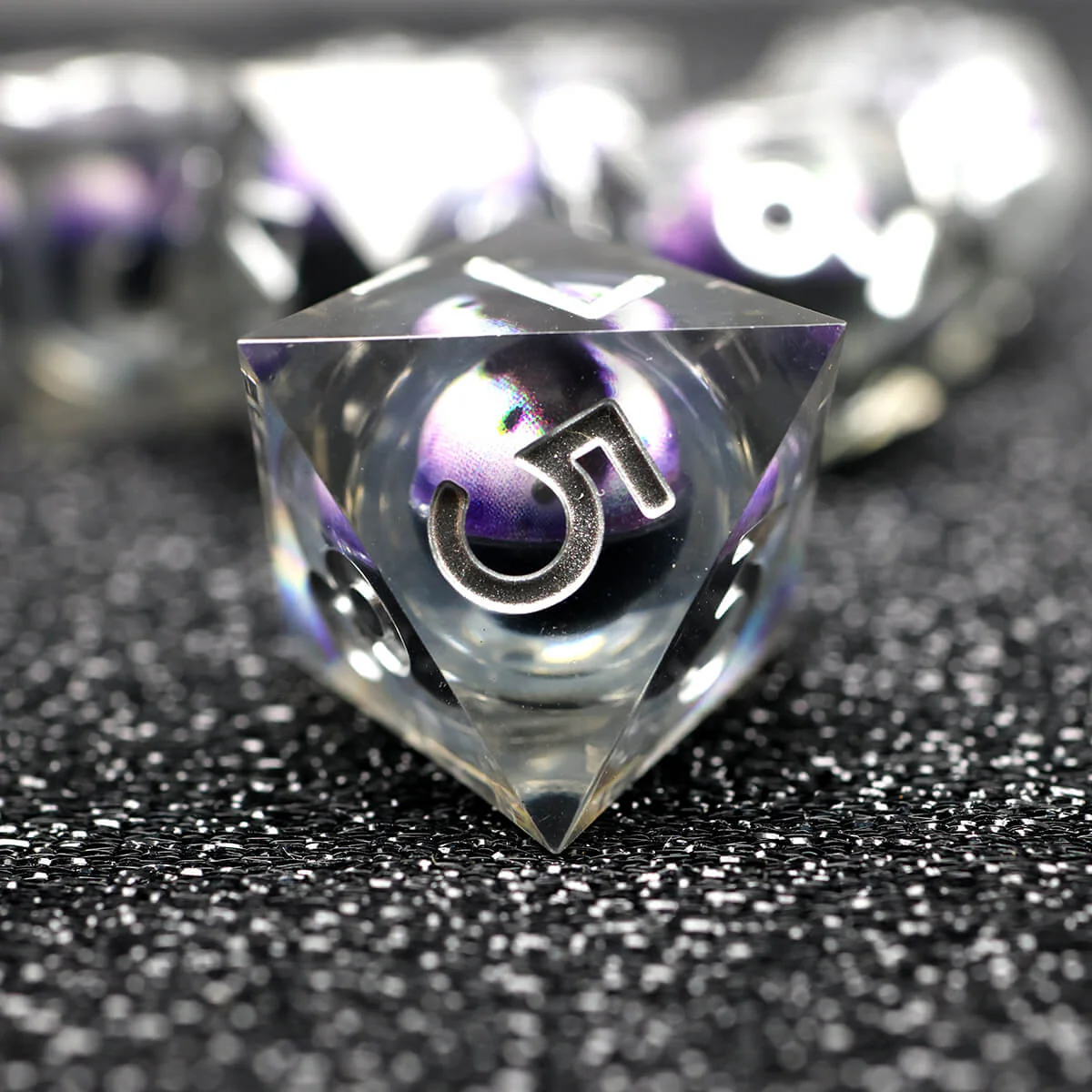 Sharp Edge 7-Piece Dragon Eye DND Dice Set - Image 7