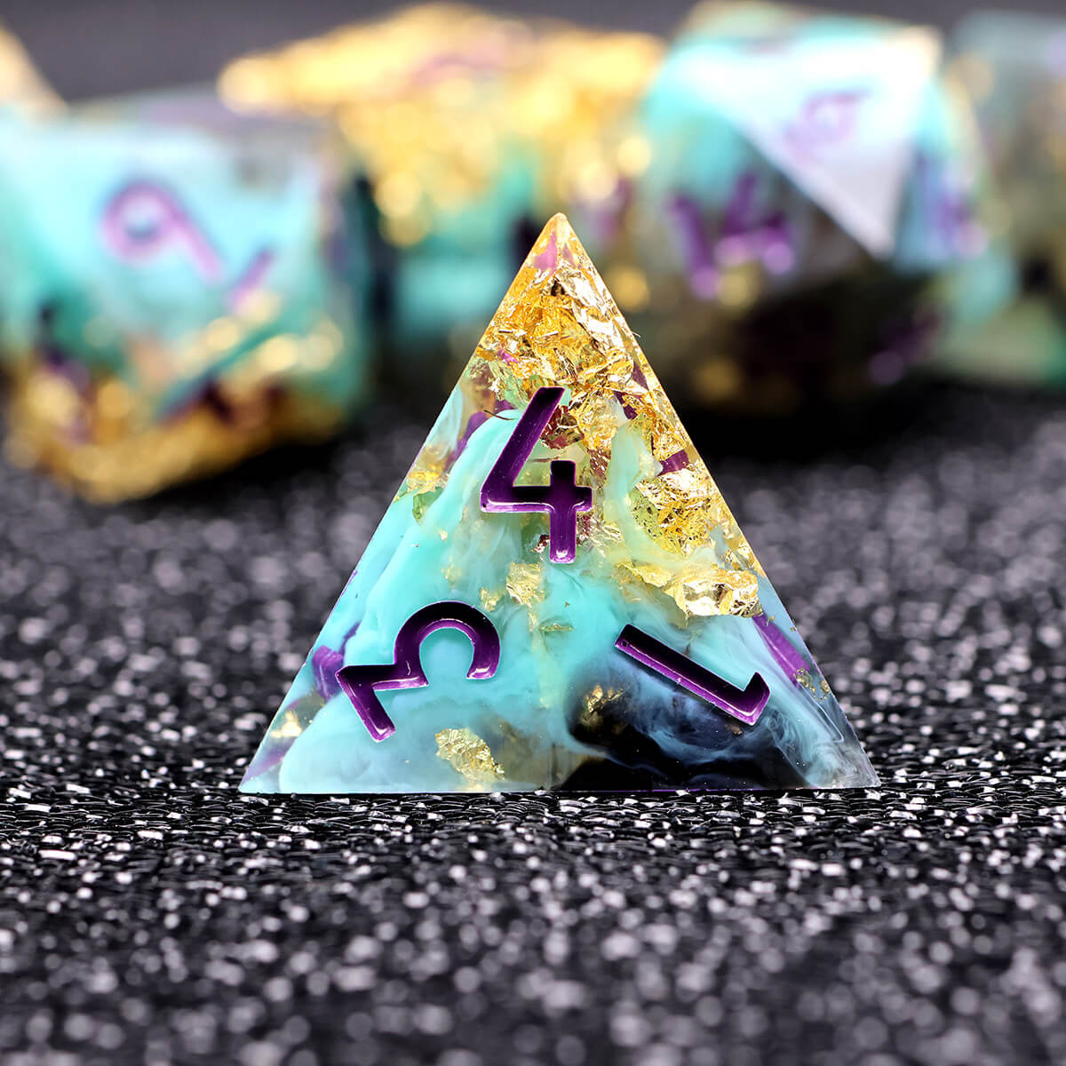 Sharp Edge 7-Piece Wind Shadow DND Dice Set - Image 6