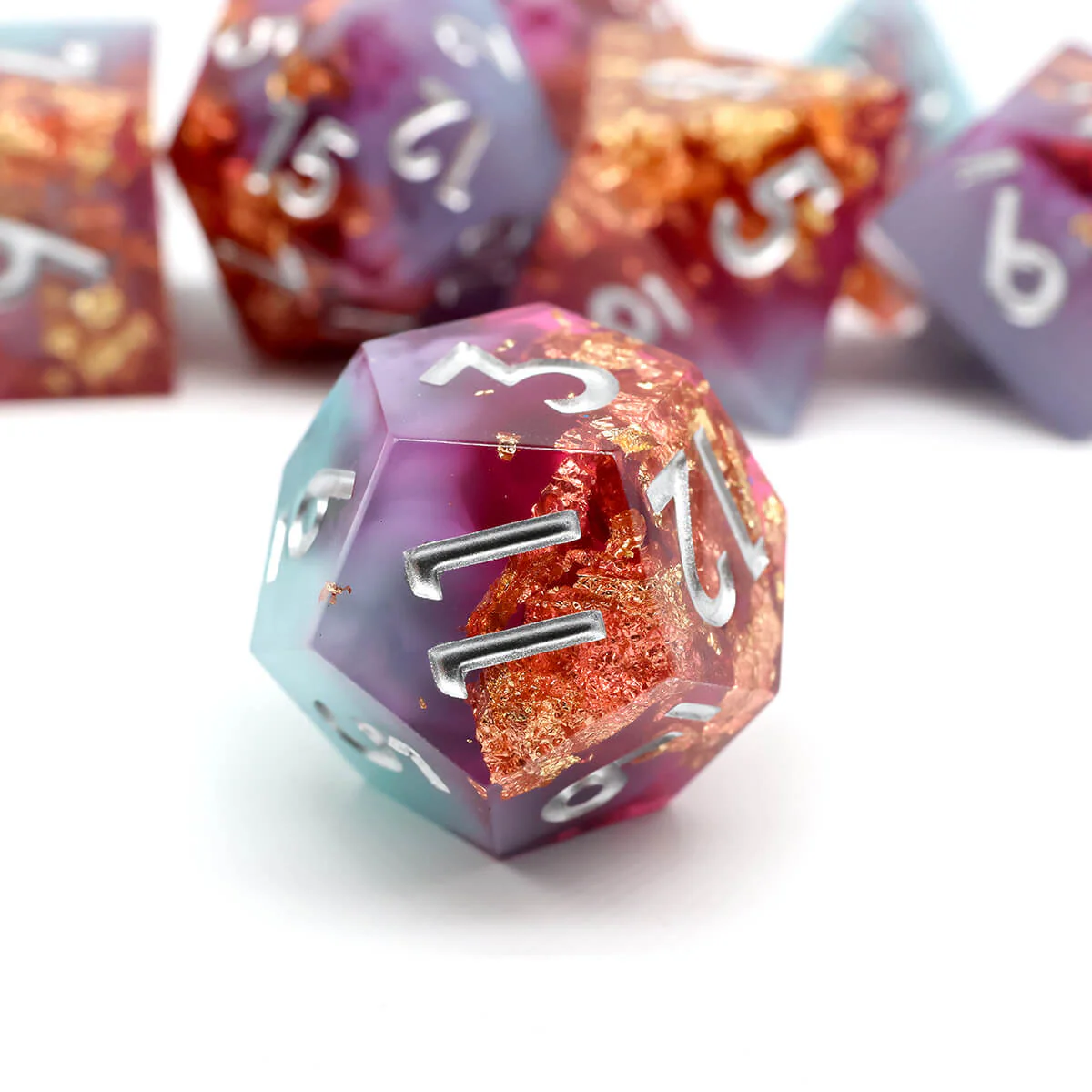 Sharp Edge Spring Garden 7-Piece DND Dice Set - Image 2